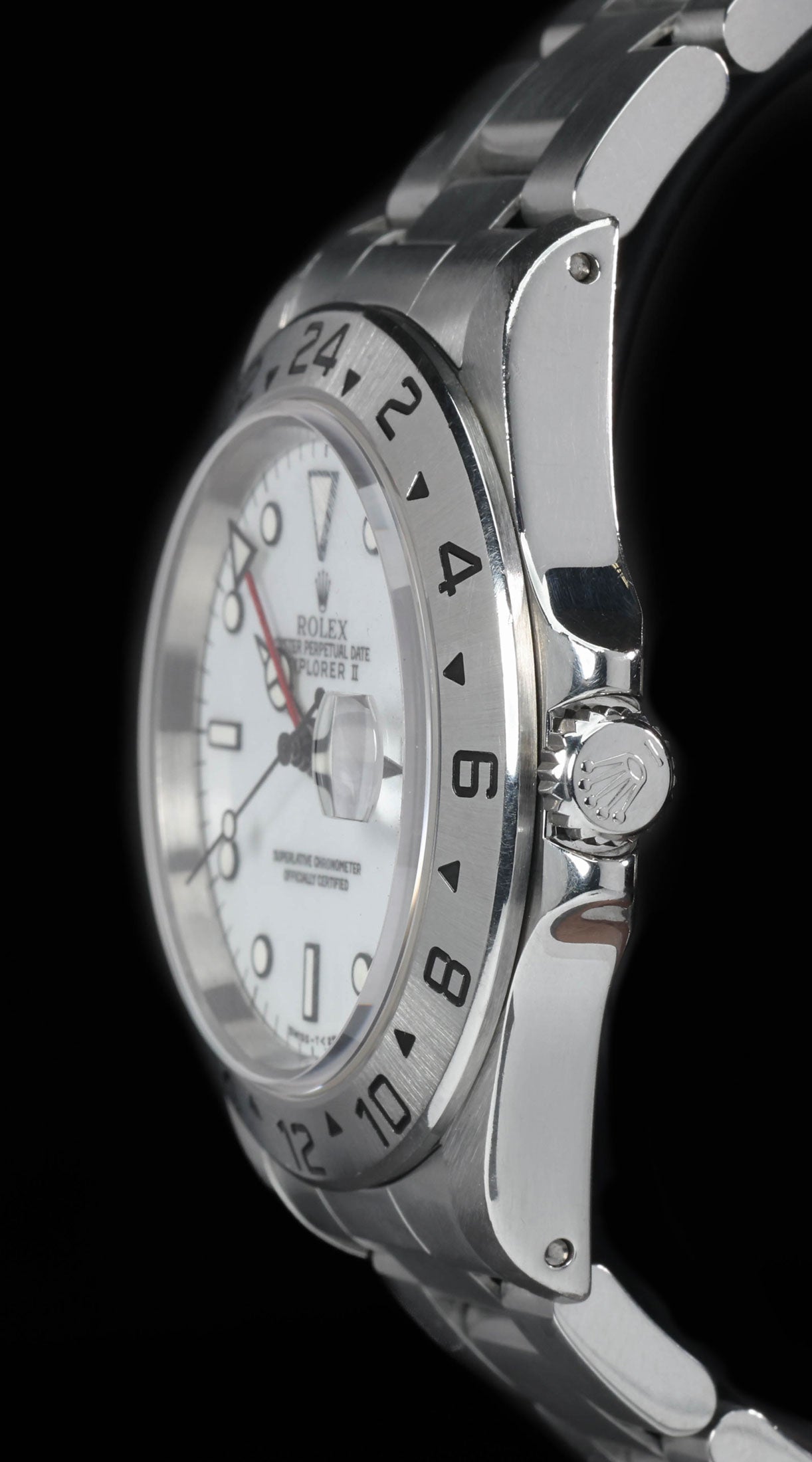 Pre-owned vintage Rolex Explorer II 16570 ‘Polar' 40MM 1997 | Crown Vintage Watches
