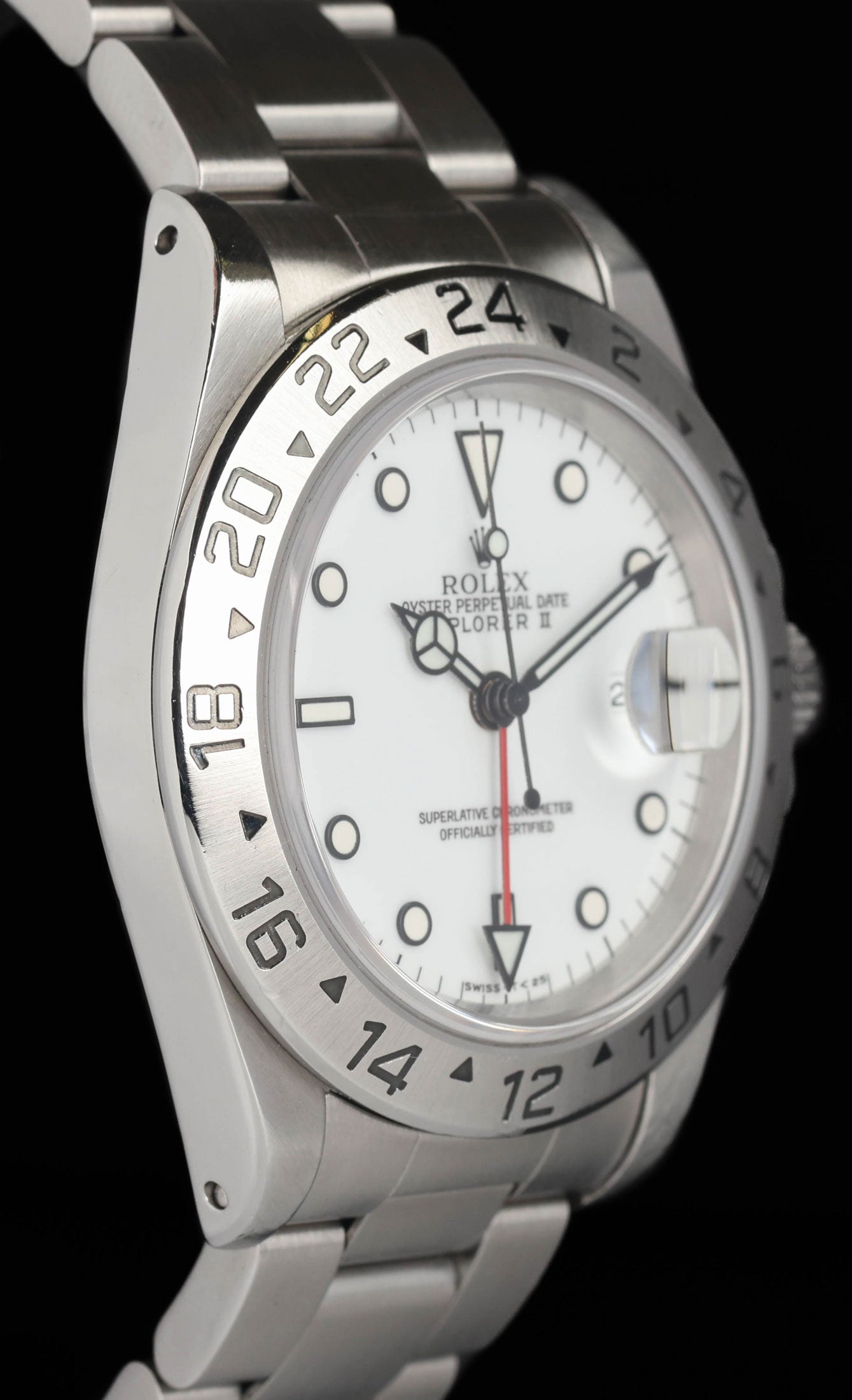 Pre-owned vintage Rolex Explorer II 16570 'Polar' 40mm 1997 | Crown Vintage Watches