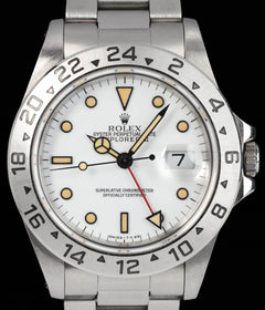 Rolex Explorer II 16570 Polar 'Pumpkin Dial' 40mm 1991