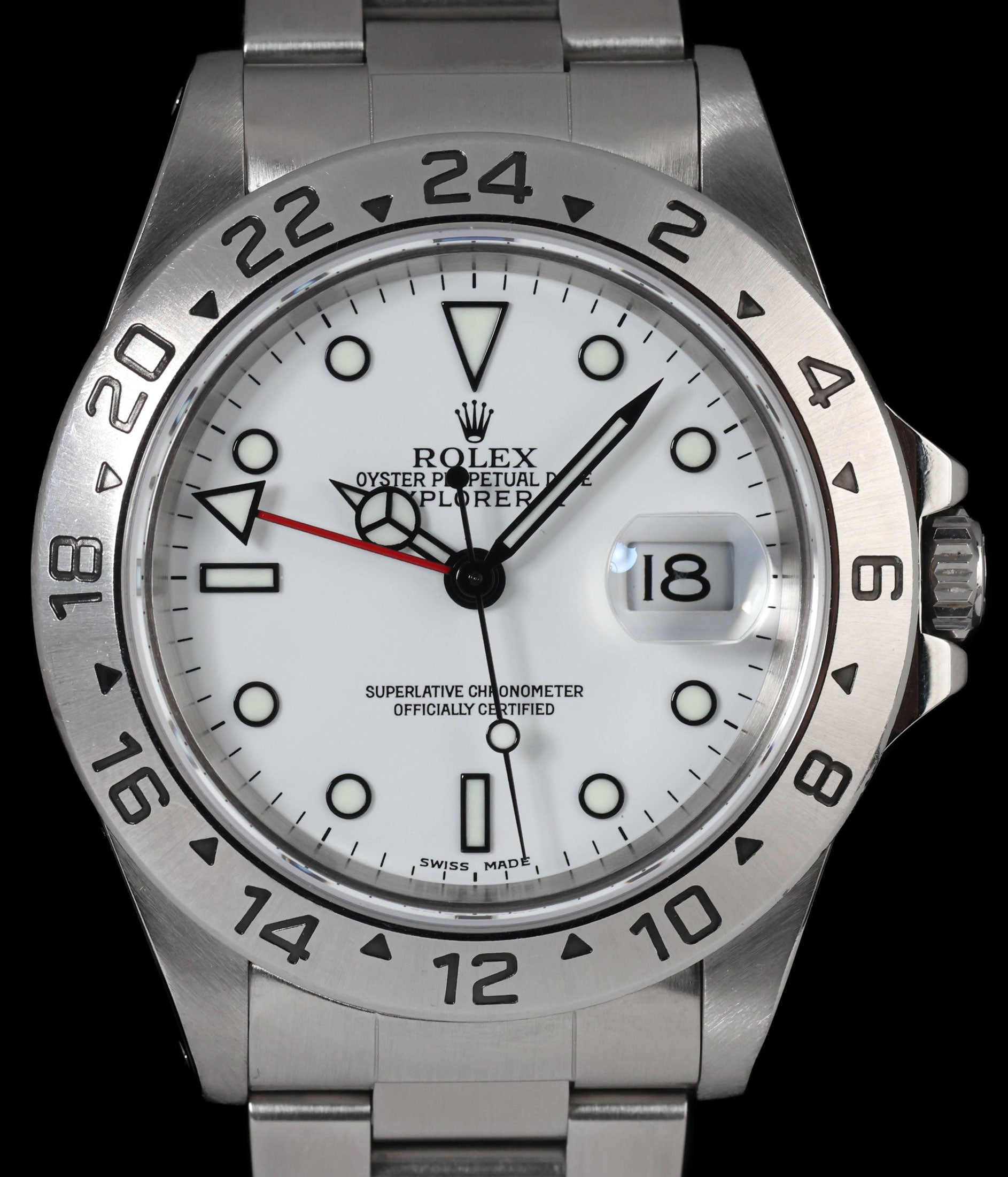 Pre-owned vintage Rolex Explorer II Polar 40MM 16570 1999 Box, Papers & RSC Card | Crown Vintage Watches