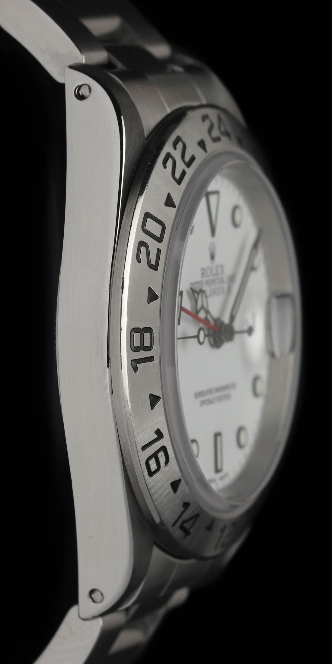 Pre-owned vintage Rolex Explorer II Polar 40MM 16570 1999 Box, Papers & RSC Card | Crown Vintage Watches