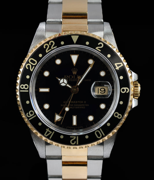 Vintage Rolex GMT Master 16713 40mm 'Two-Tone' 1994 | Crown Vintage Watches