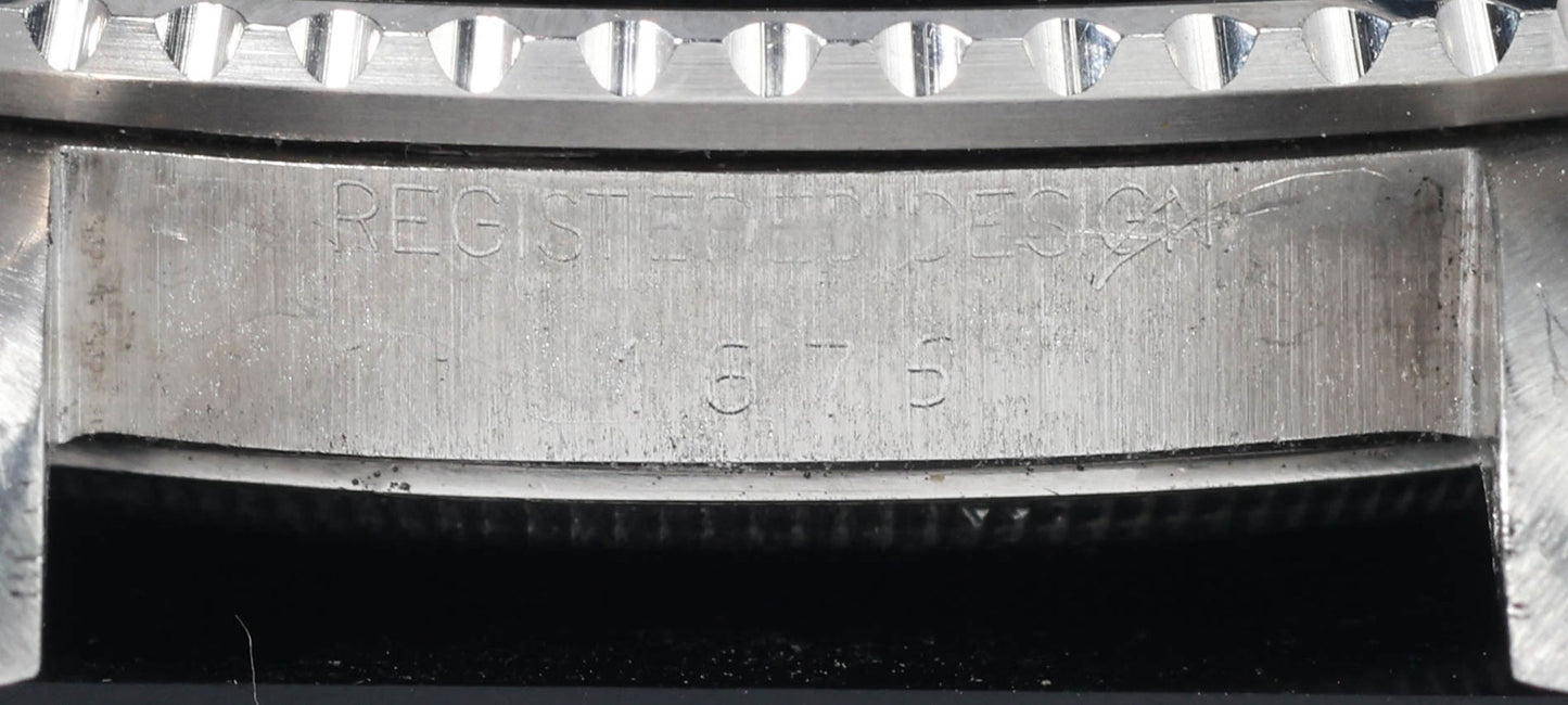 Preowned vintage Rolex GMT Master 1675 'Mk 2' 40mm 1977 | Crown Vintage Watches