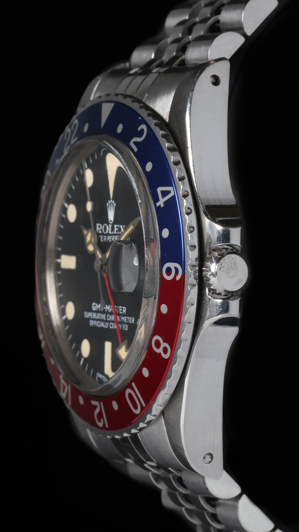 Pre-owned vintage Rolex GMT Master 16750 40MM 1982 Box & Booklet | Crown Vintage Watches