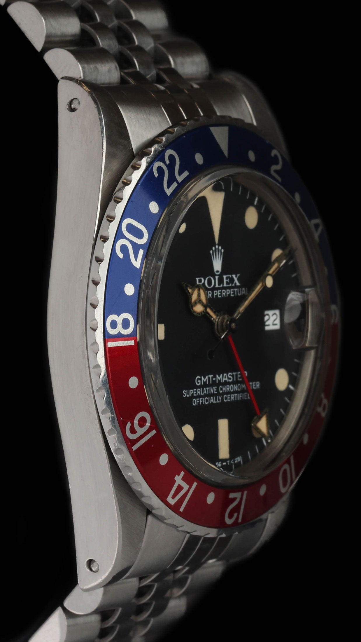 Pre-owned vintage Rolex GMT Master 16750 40MM 1982 Box & Booklet | Crown Vintage Watches