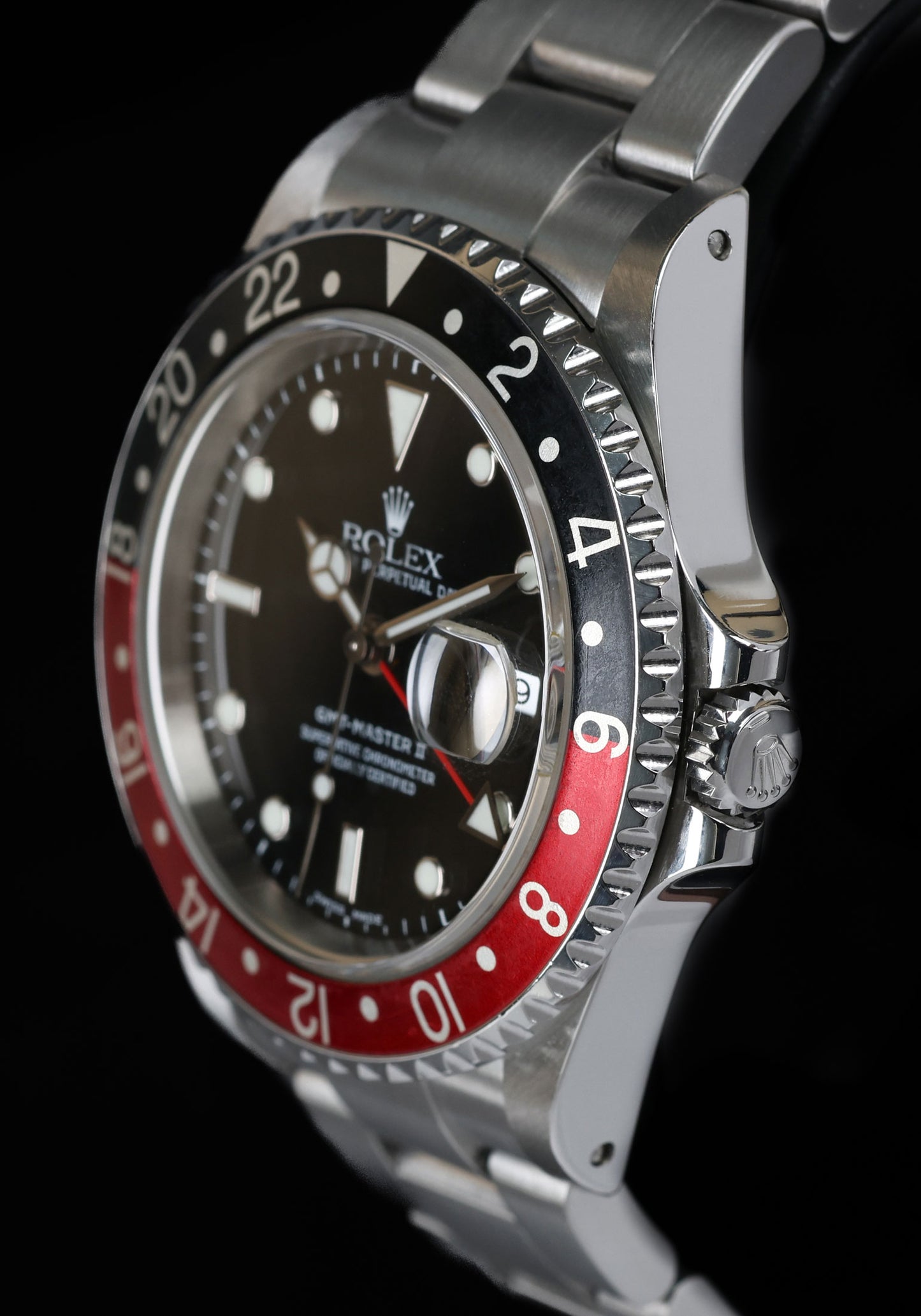 Vintage Rolex GMT Master II ‘Coke’ 16710 40mm 2002 | Crown Vintage Watches