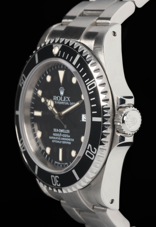Preowned vintage Rolex Sea-Dweller 16600 40mm Tritium 1996 | Crown Vintage Watches