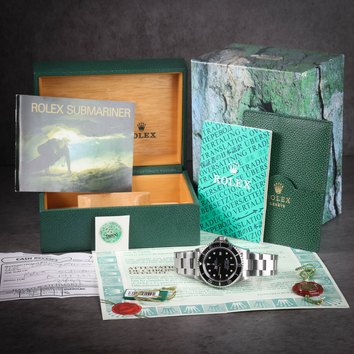 Preowned vintage Rolex Sea-Dweller 4K 16600 40MM 2001 Box & Papers | Crown Vintage Watches