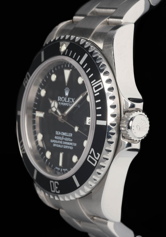 Preowned vintage Rolex Sea-Dweller 4K 16600 40MM 2007 Full Set | Crown Vintage Watches