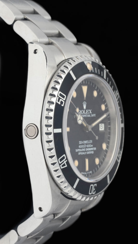 Preowned vintage Rolex Seadweller 16660 'Tropical' 40MM 1984 | Crown Vintage Watches