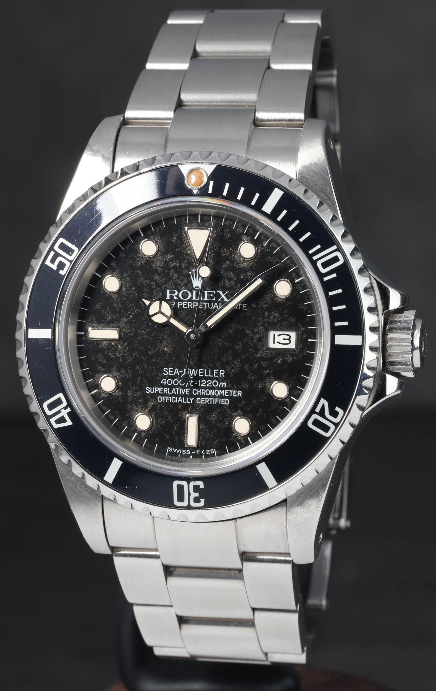 Pre-owned Rolex Seadweller 40MM 'Tropical Stardust' 16660 1984 | Crown Vintage Watches