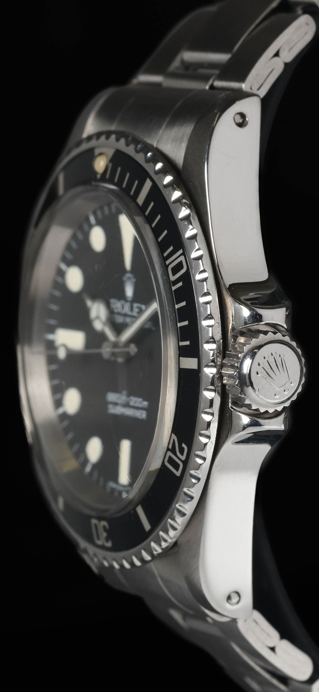 Pre-owned vintage Rolex Submariner 5513 'Mark I Maxi Dial' 40mm 1978 | Crown Vintage Watches
