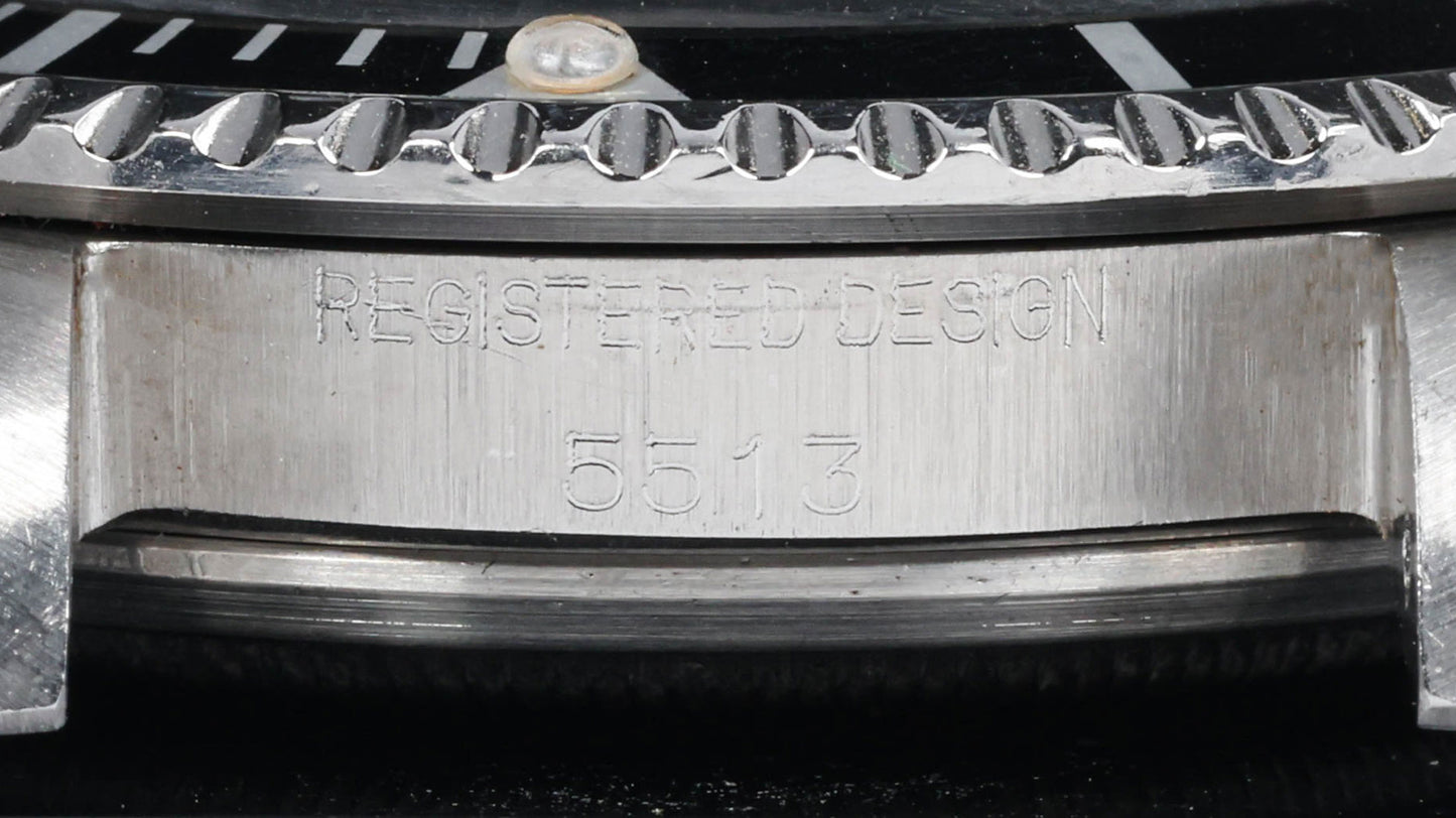 Preowned vintage Rolex Submariner 5513 'Meters First' 40mm 1967 | Crown Vintage Watches