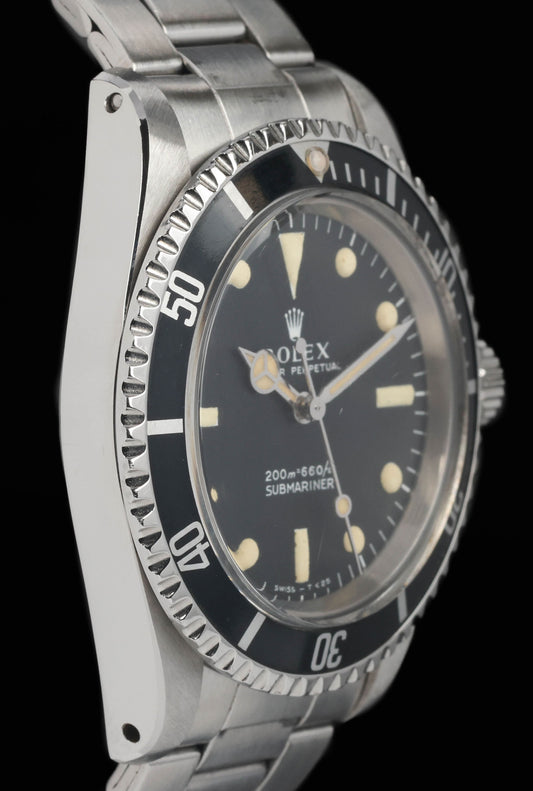 Preowned vintage Rolex Submariner 5513 'Meters First' 40mm 1967 | Crown Vintage Watches