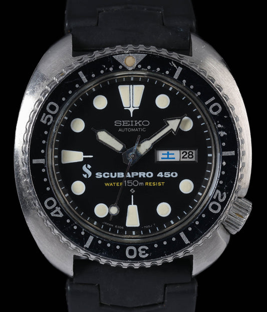 Pre-owned vintage SEIKO Scuba Pro 450 6306-7001 44mm Circa 1978 | Crown Vintage Watches