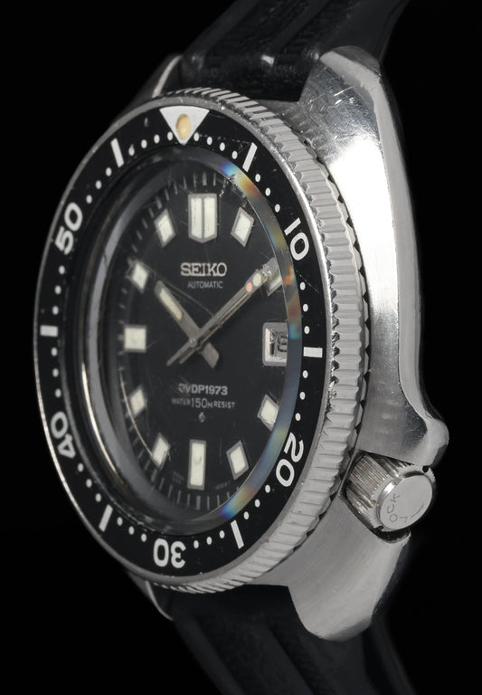 Pre-owned vintage Seiko 6105-8110 'DVDP73' Dry Valley Drilling Project 44MM 1974 | Crown Vintage Watches