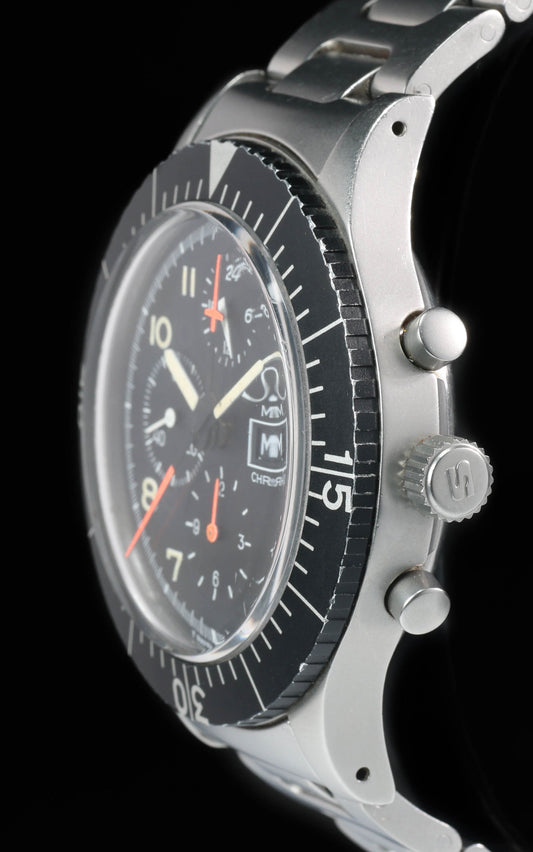Pre-owned vintage Sinn 156.B Military Chronograph 43MM Circa 1990 | Crown Vintage Watches