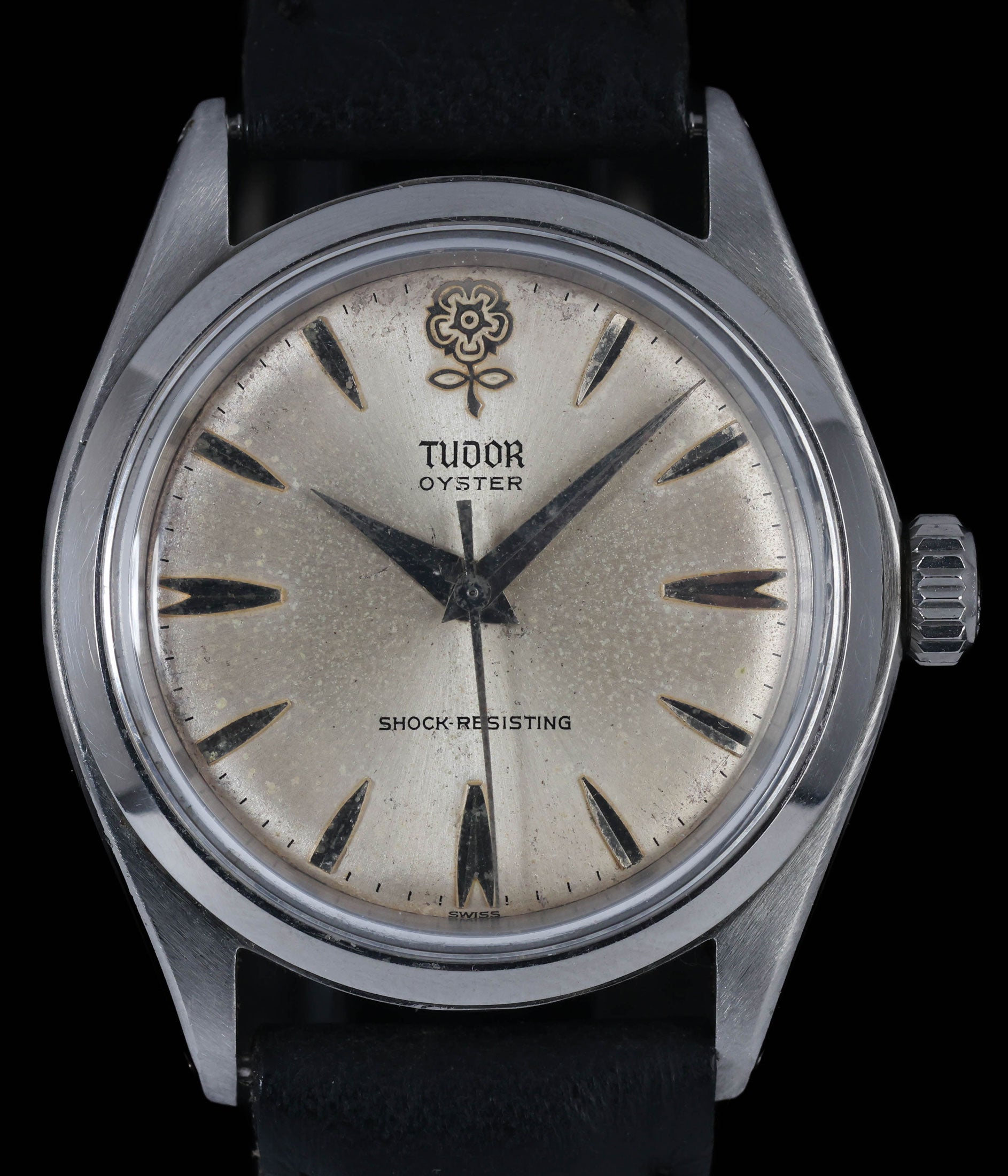 Tudor Oyster Big Rose Reference 7934 34mm Circa 1960 – Crown