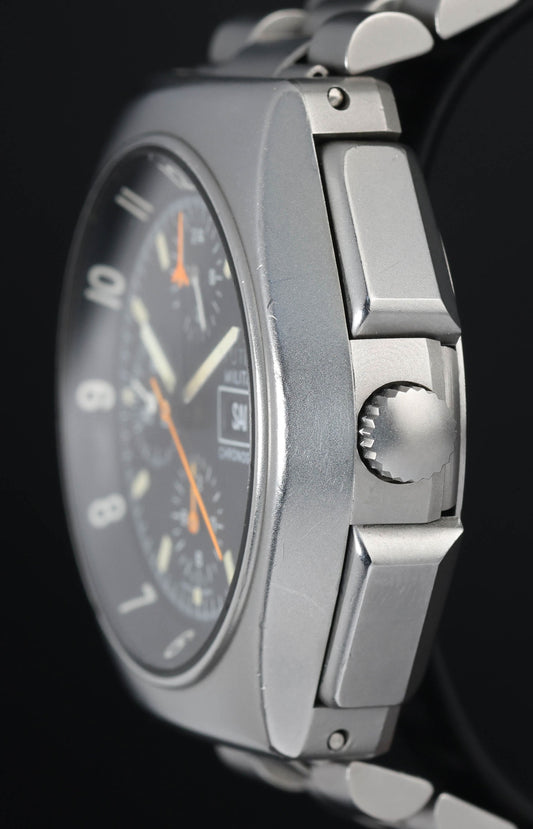 Pre-owned vintage Tutima Military Chronograph 'Fliegerchronograph' 798-002 43mm Circa 1980s | Crown Vintage Watches