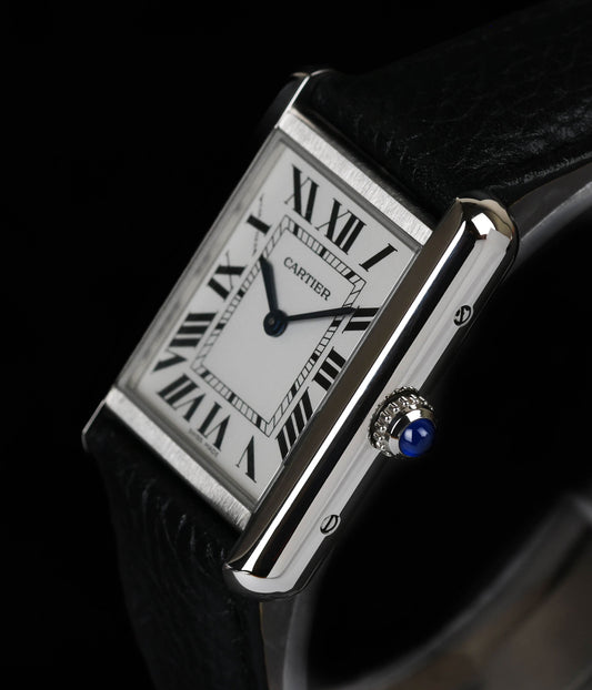 Cartier Tank Solo 24MM Silver Roman WSTA0030/3170 | 2016 | Crown Vintage Watches