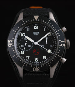 Heuer Bundeswehr 43MM 3H Dial 1550SG 1970s