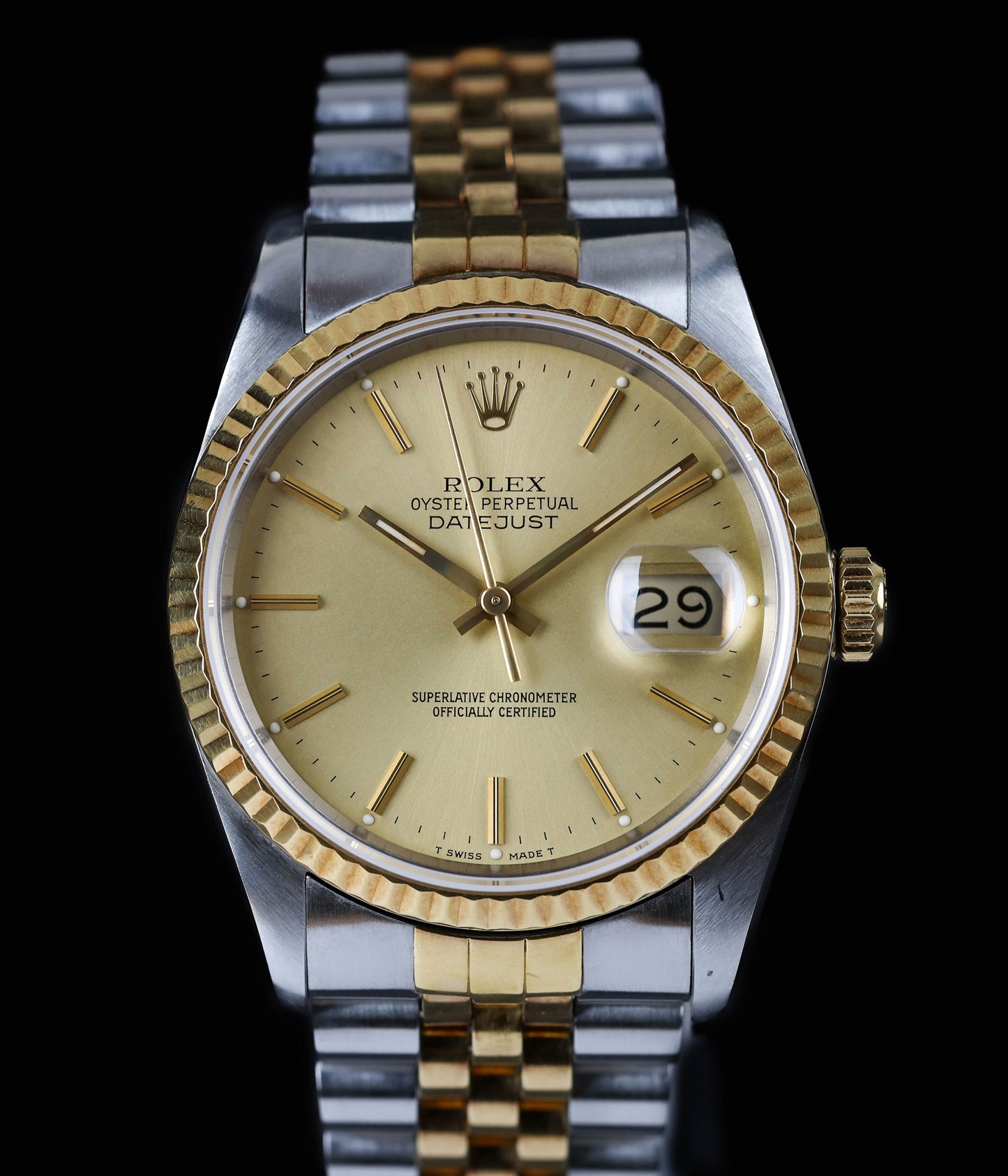 Rolex Datejust 36mm Champagne Dial 16233 1988