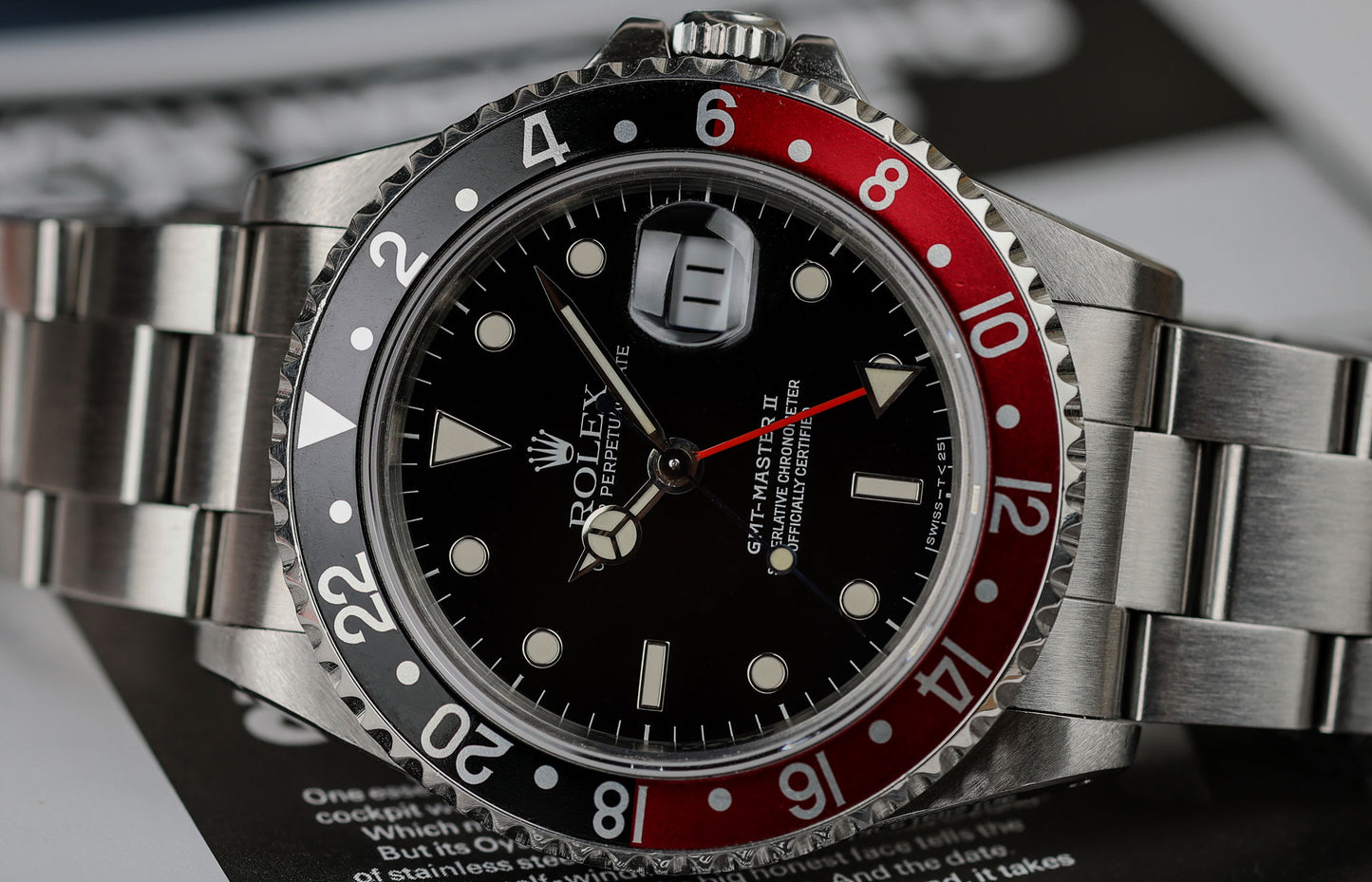 Rolex GMT Master II Coke 40MM 16710 1993