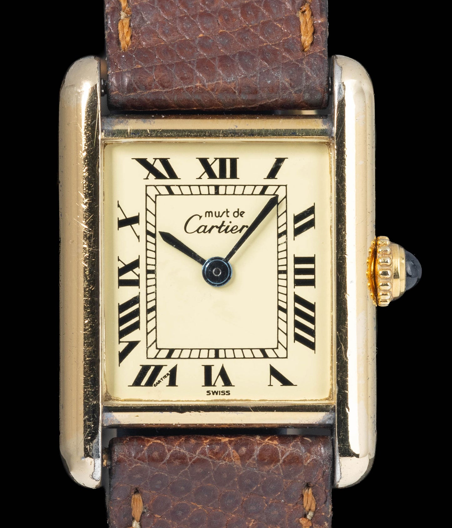 Preowned vintage Cartier Tank Must de Cartier 20x25mm Circa 1990s | Crown Vintage Watches