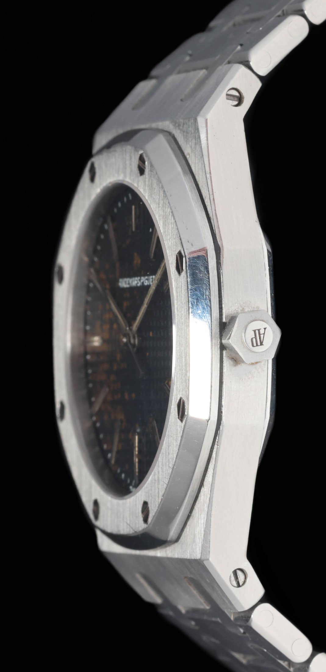 Preowned vintage Audemars Piguet Royal Oak 56023ST ‘Tropical’ 36mm 1980s | Crown Vintage Watches