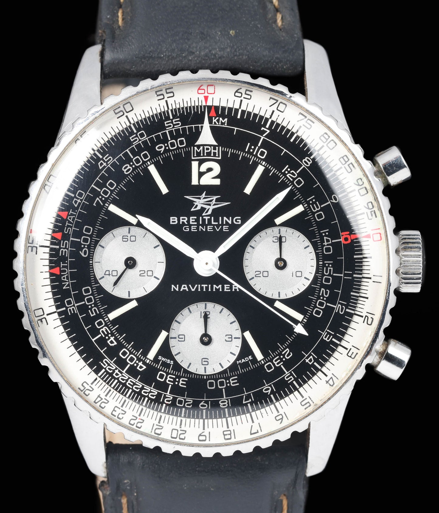 Preowned vintage Breitling Navitimer 806 44mm 1960s | Crown Vintage Watches