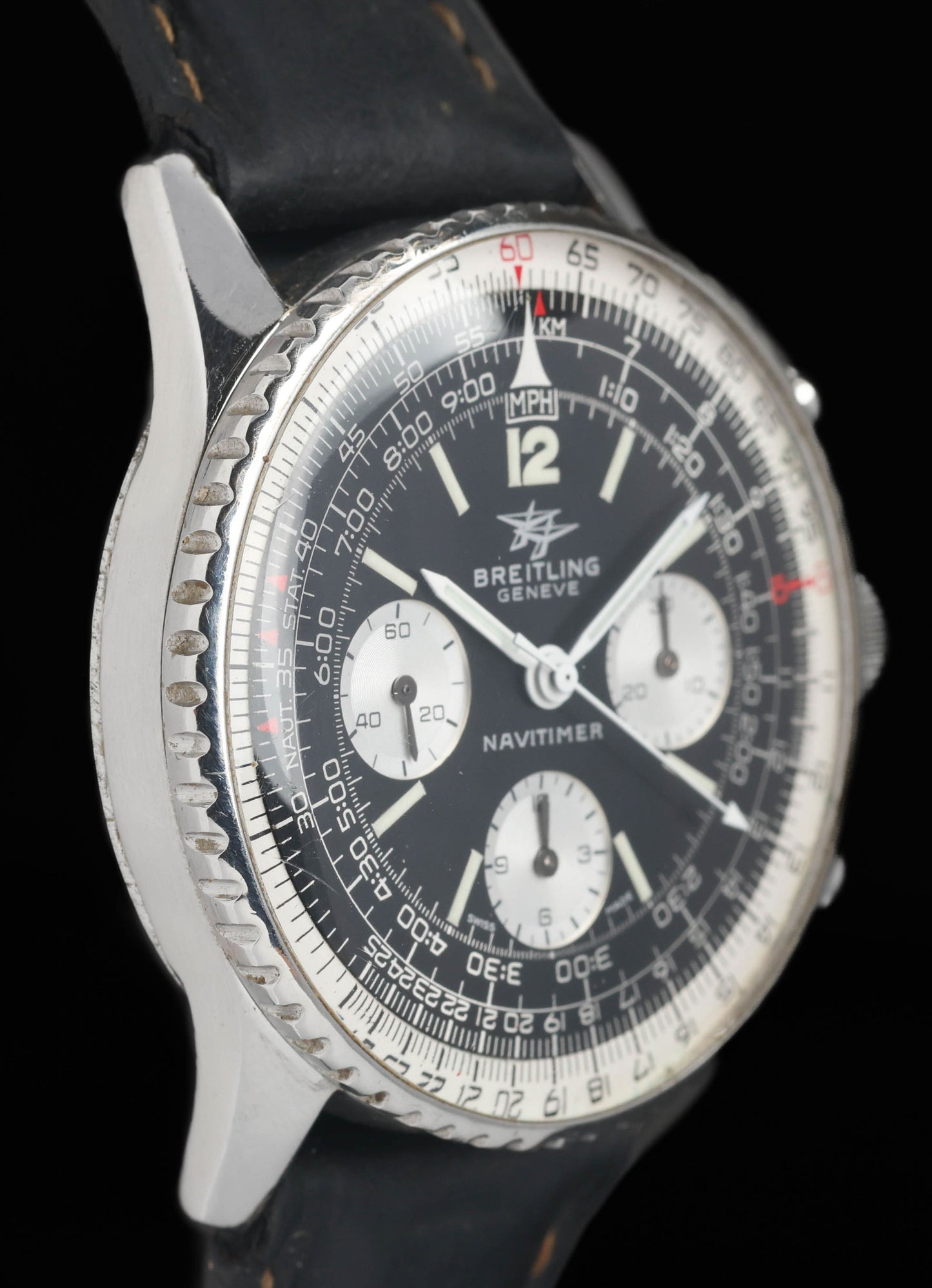 Preowned vintage Breitling Navitimer 806 44mm 1960s | Crown Vintage Watches
