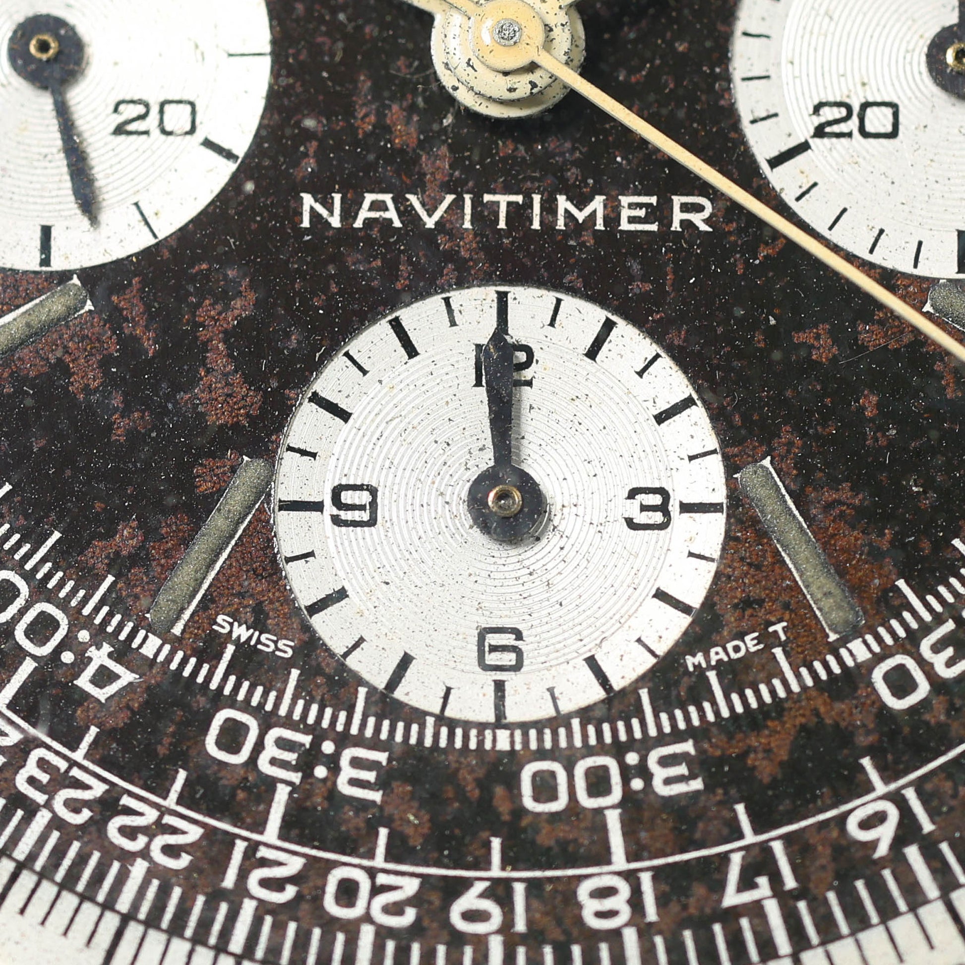 Preowned vintage Breitling Navitimer 806 Tropical Dial 41mm Circa 1960s Unpolished | Crown Vintage Watches