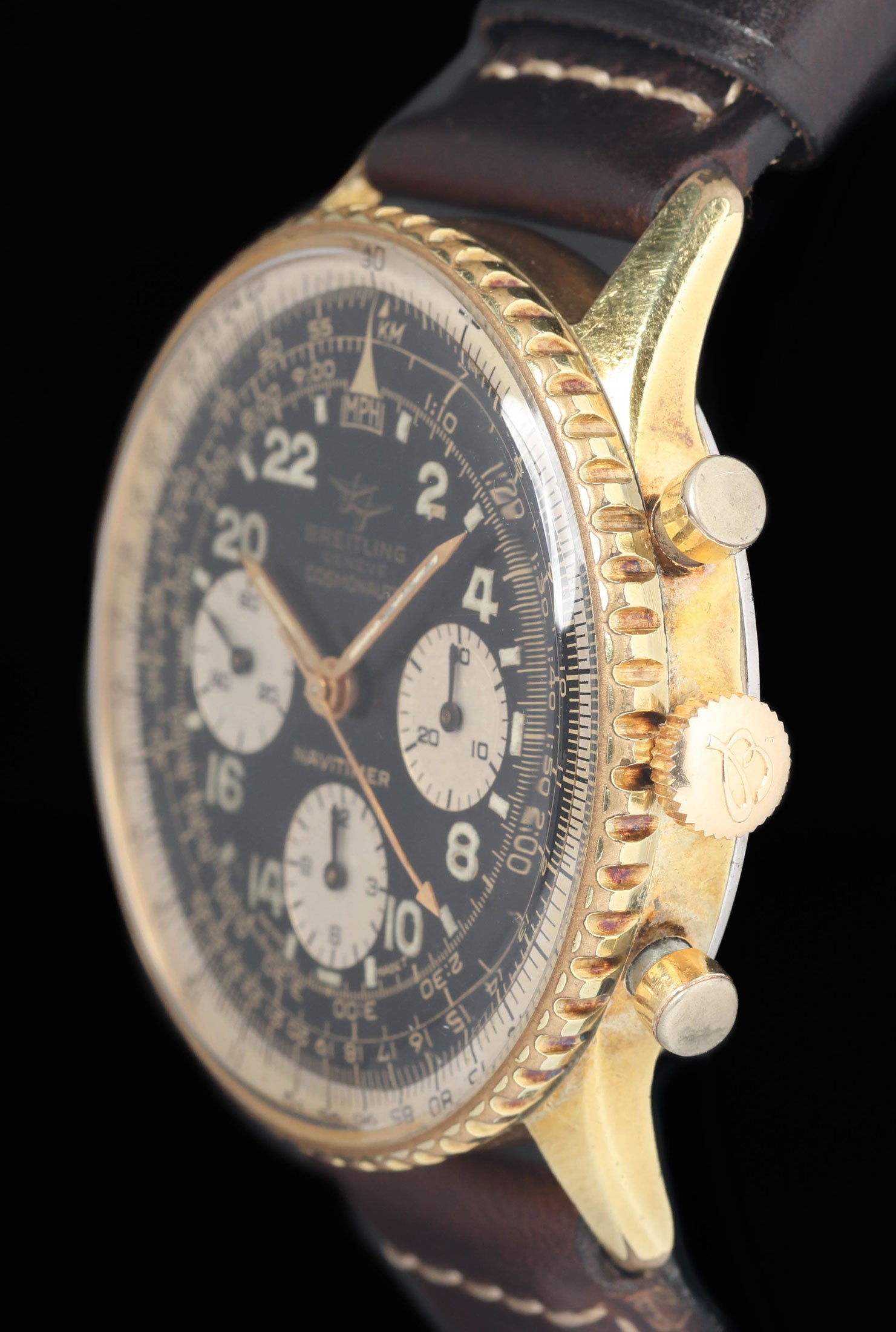 Preowned vintage Breitling Navitimer Cosmonaute 809 42mm 1960s | Crown Vintage Watches