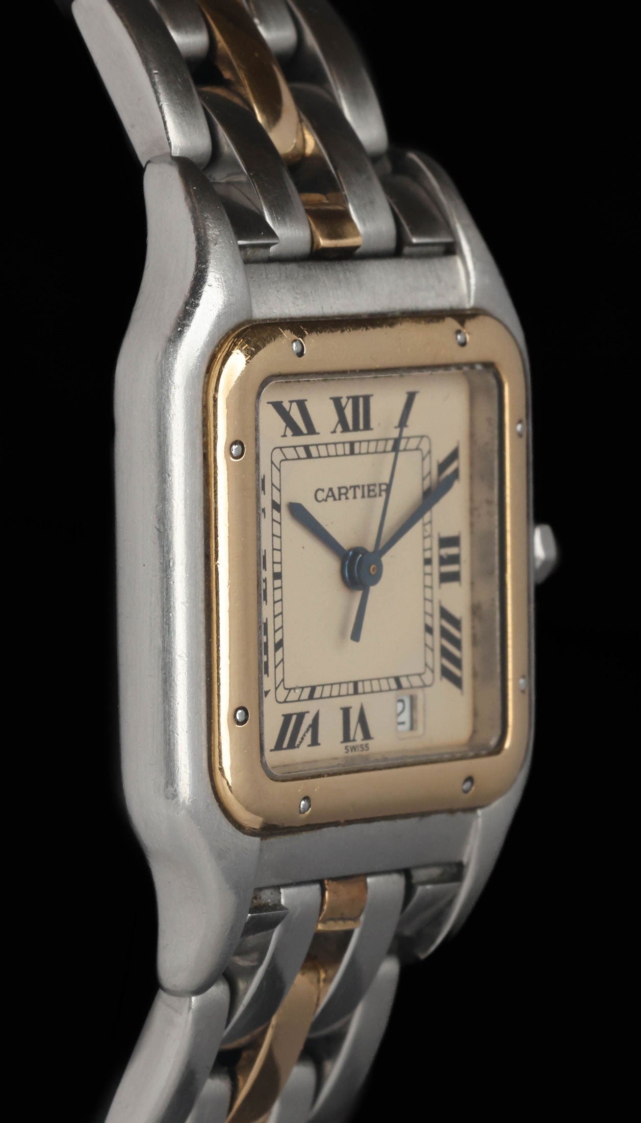 Pre-owned vintage Cartier Panthere Date 1100 27MM Circa 1990s | Crown Vintage Watches
