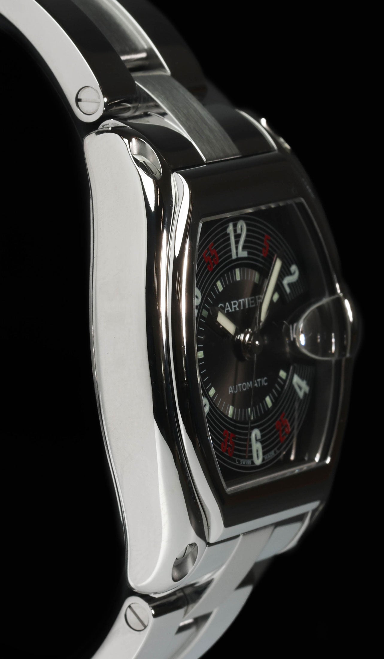 Pre-owned vintage Cartier Roadster 'Las Vegas' Roulette 2510 38MM Early 2000s | Crown Vintage Watches