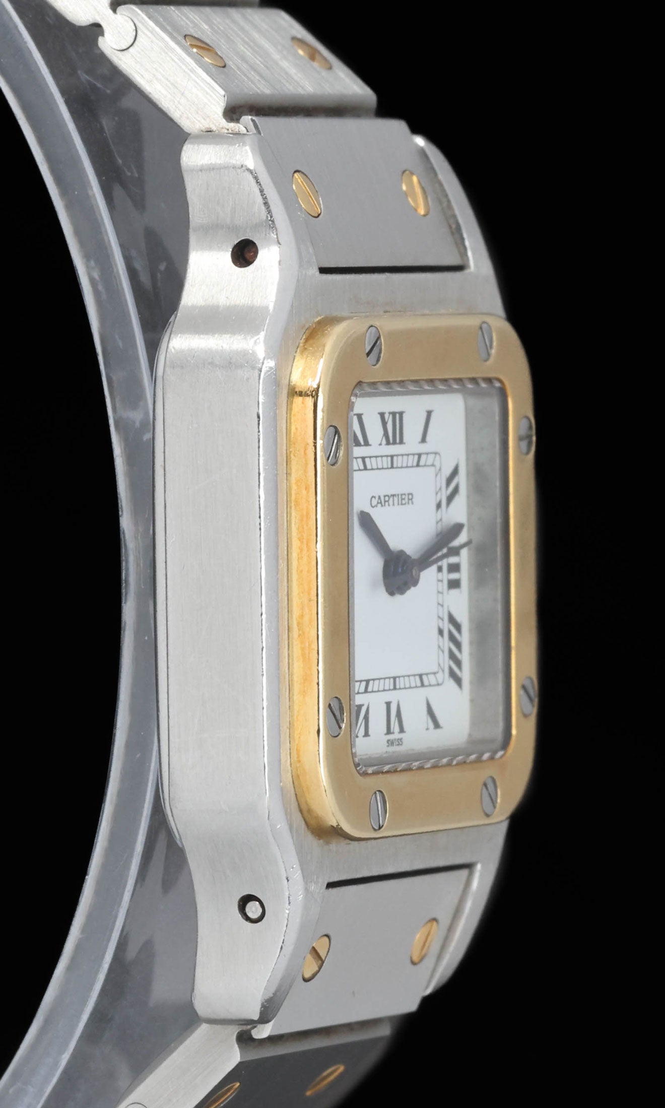 Preowned vintage Cartier Santos Carrée Automatic 24x35mm Circa 1990 | Crown Vintage Watches