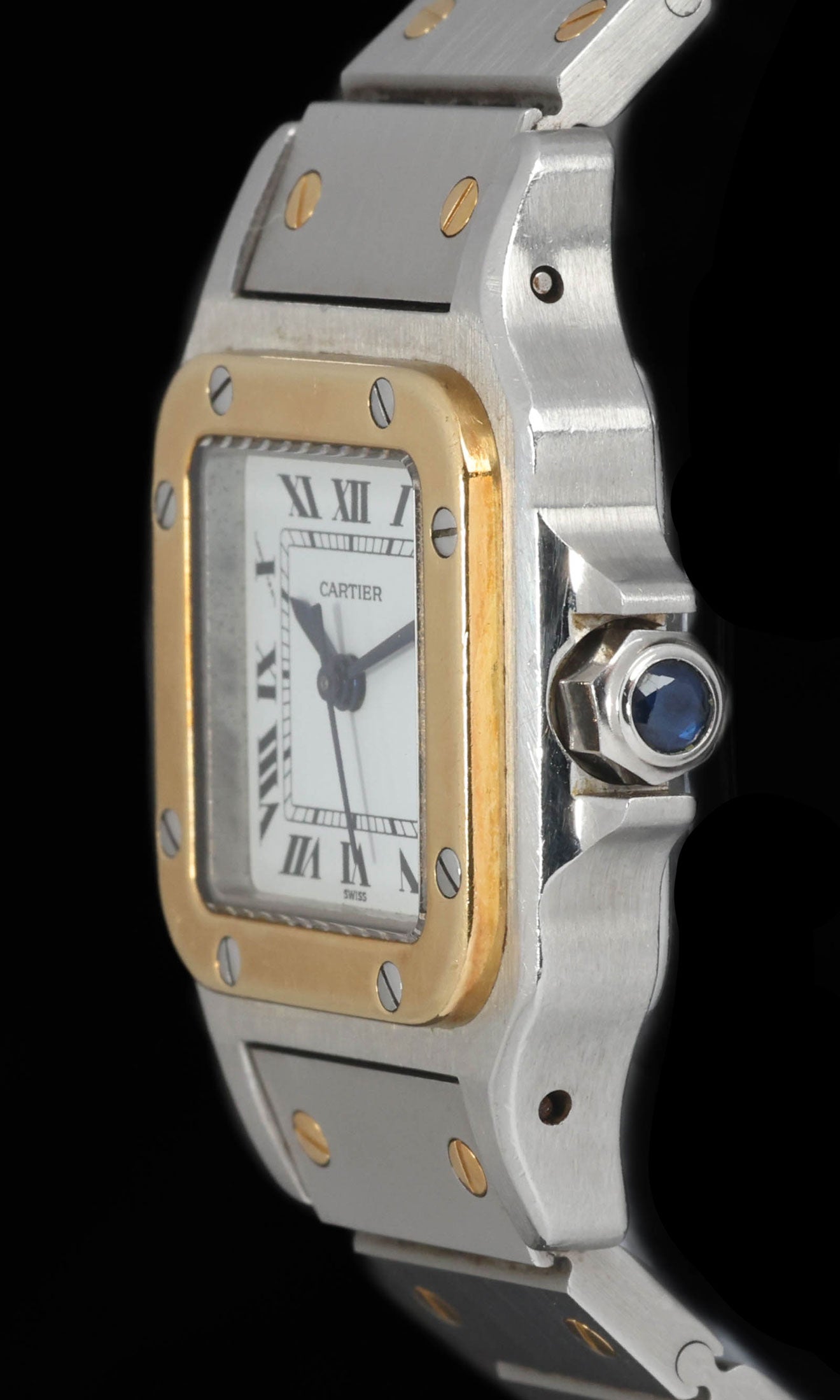 Preowned vintage Cartier Santos Carrée Automatic 24x35mm Circa 1990 | Crown Vintage Watches
