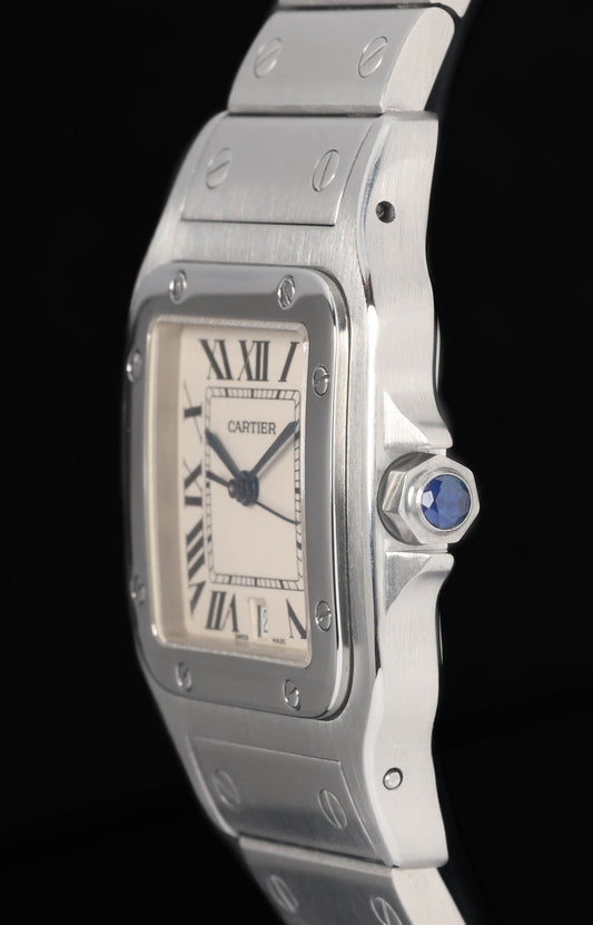 Preowned vintage Cartier Santos Galbee 1564 29x41mm 2000s  Crown Vintage Watches