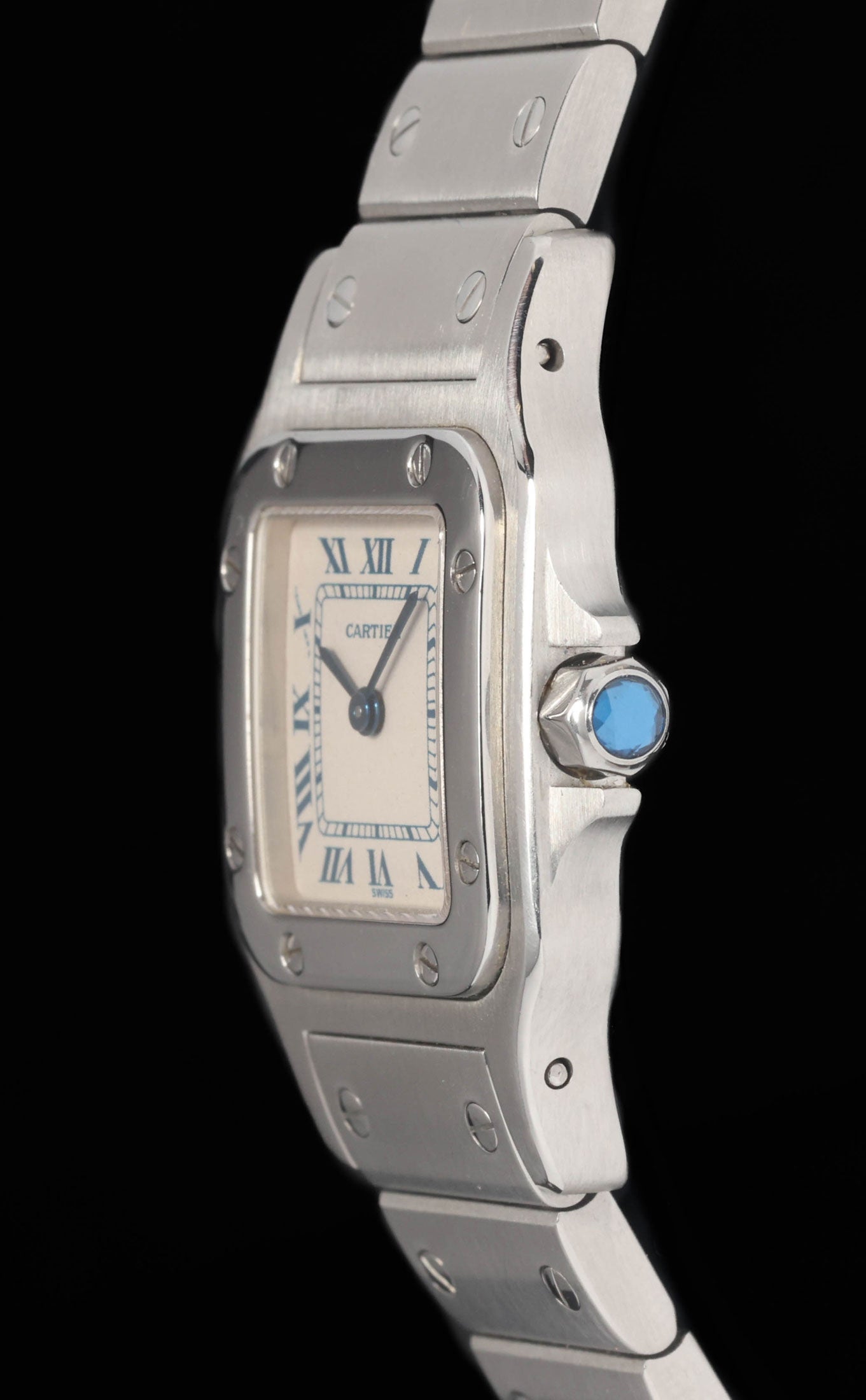 Preowned vintage Cartier Santos Galbee 1565 24x35mm 2000s | Crown Vintage Watches