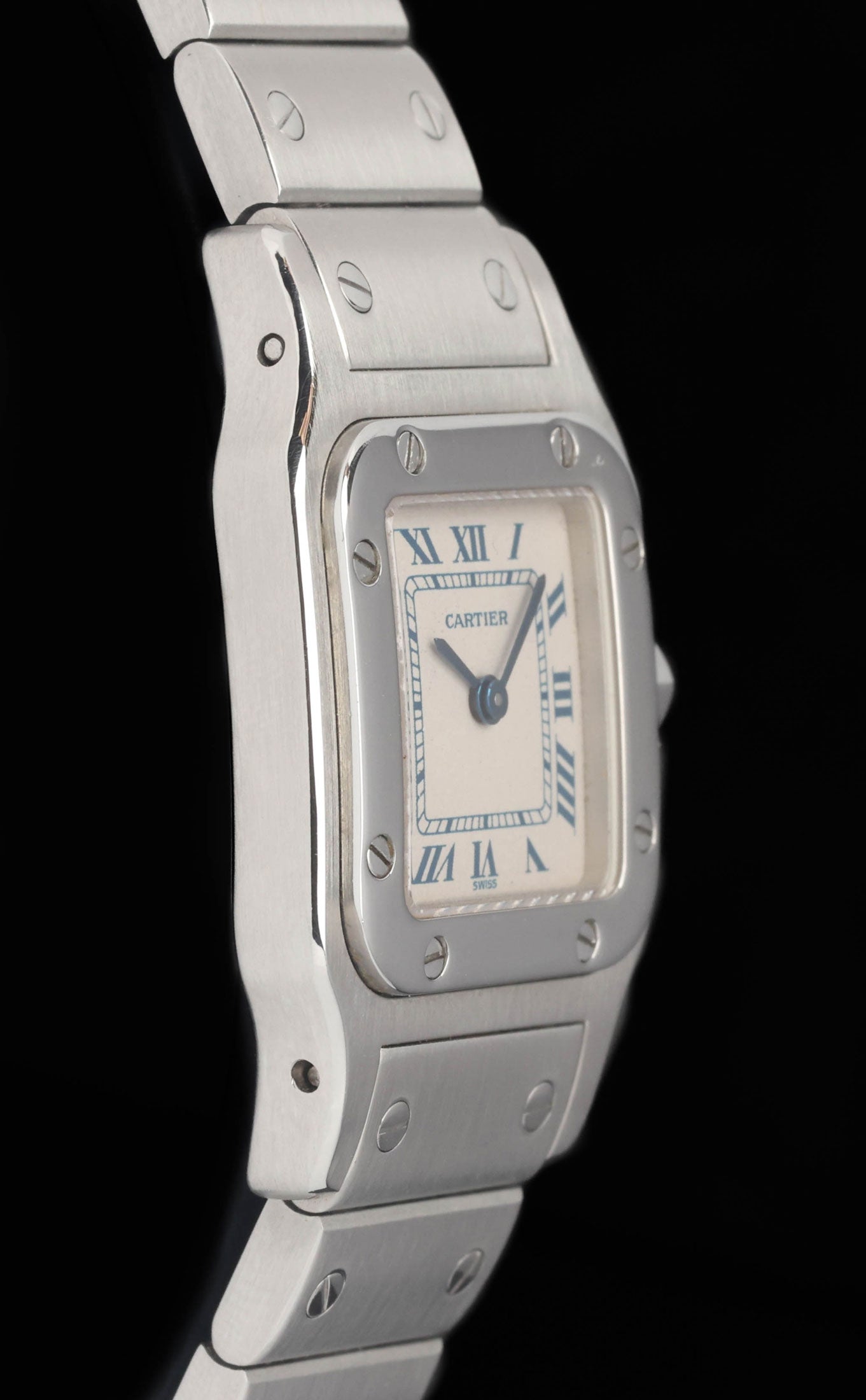 Preowned vintage Cartier Santos Galbee 1565 24x35mm 2000s | Crown Vintage Watches