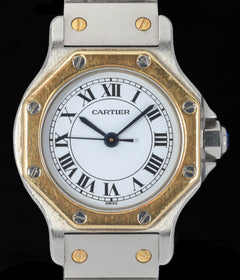Cartier Santos Octagon Automatic 0907 25x31mm Circa 1980s