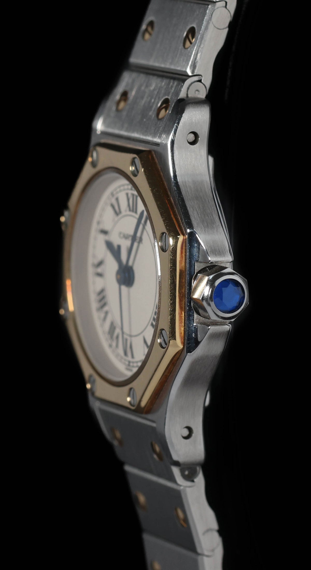 Pre-owned vintage Cartier Santos Octagon Two Tone Ref. 187903 Circa 1990 | Crown Vintage Watches