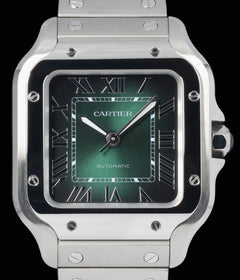 Cartier Santos de Cartier Green Degradé WSSA0061 35mm 2024