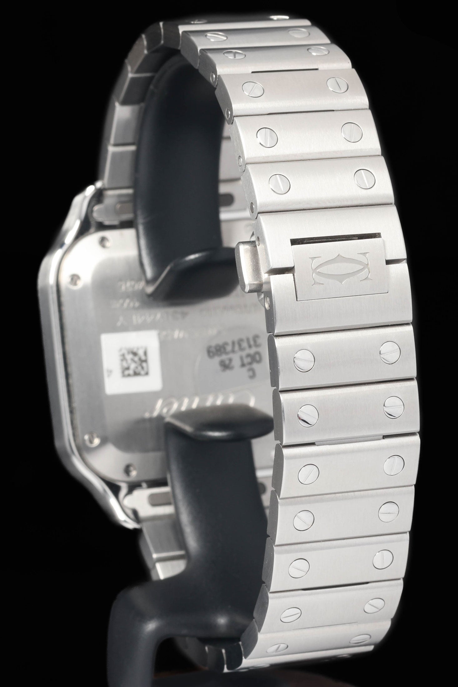 Preowned  Cartier Santos de Cartier Green Degradé WSSA0061 35mm 2024 | Crown Vintage Watches