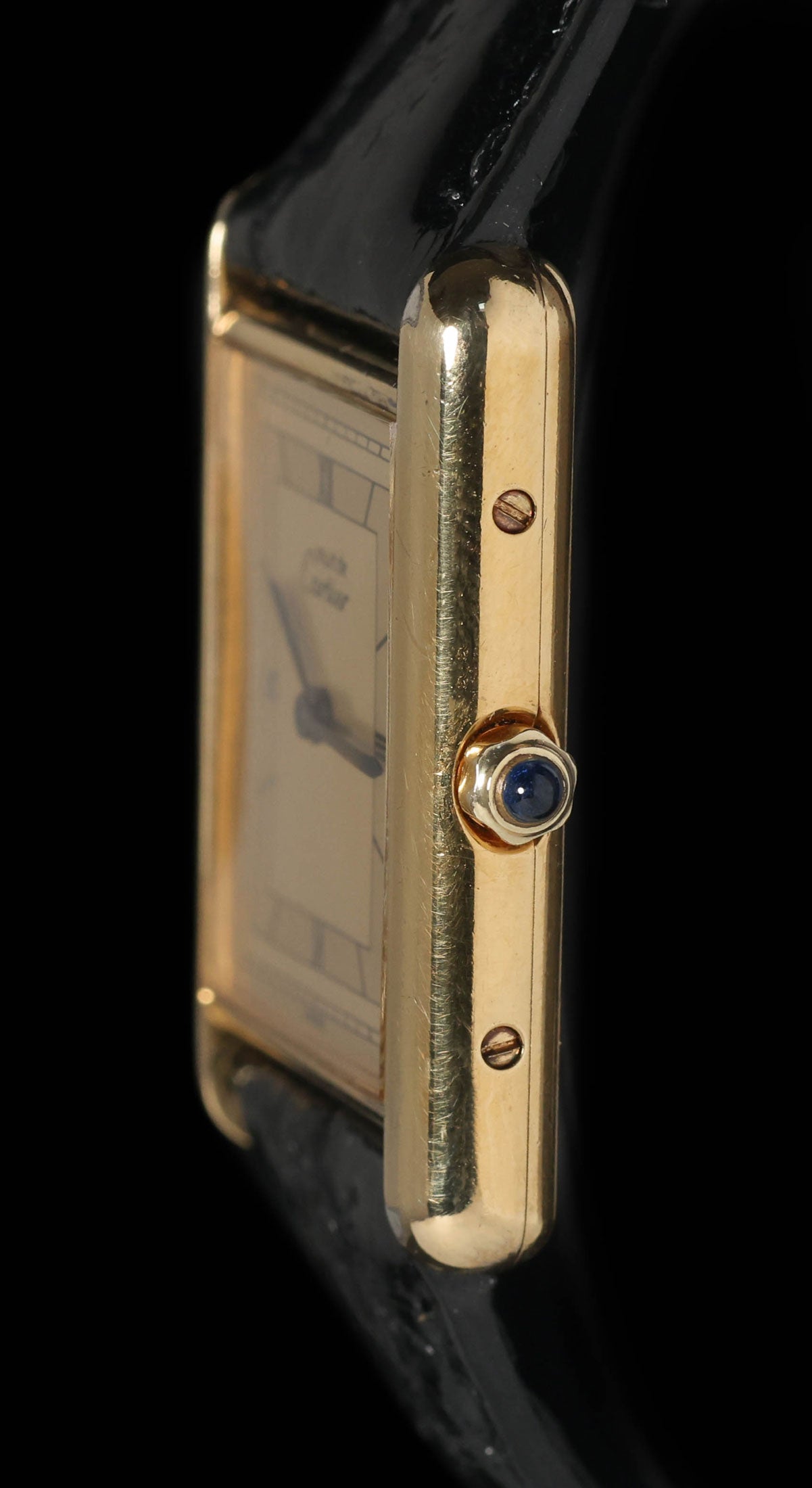 Pre-owned vintage Cartier Tank Vermeil Ref 6 81006  | Crown Vintage Watches