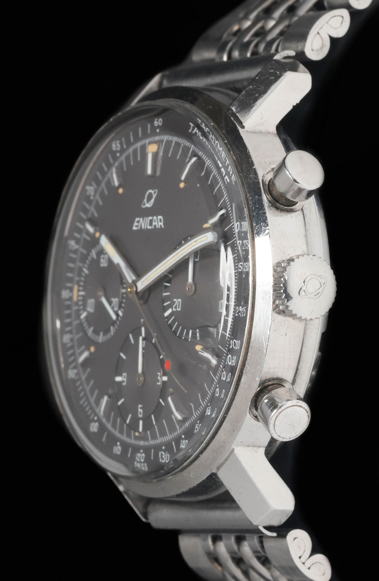 Preowned vintage Enicar Garnix Pre-Sherpa 34mm 1950s | Crown Vintage Watches