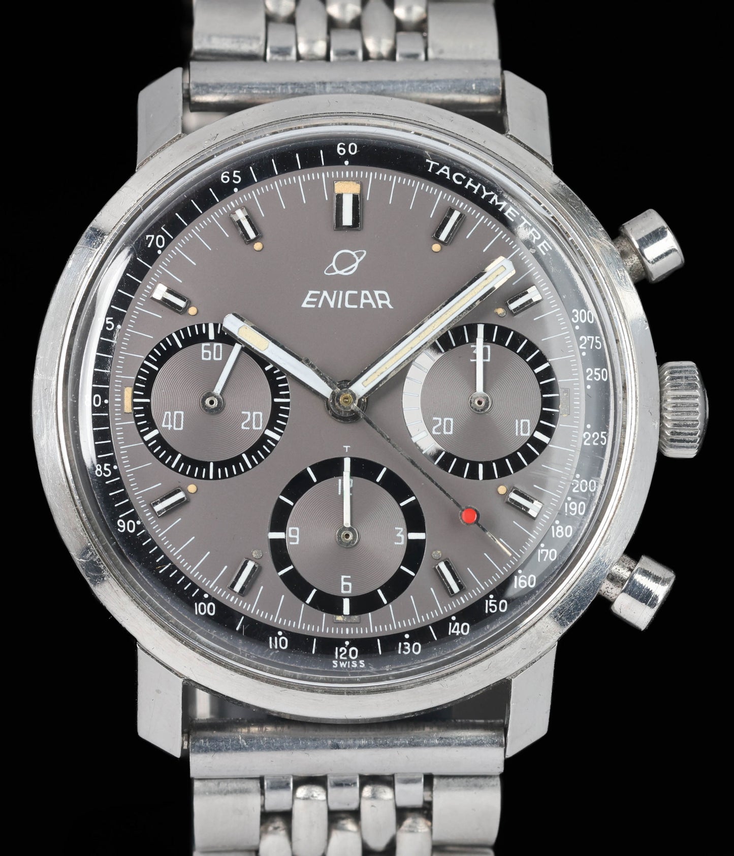Preowned vintage Enicar Garnix Pre-Sherpa 36mm 1960s | Crown Vintage Watches