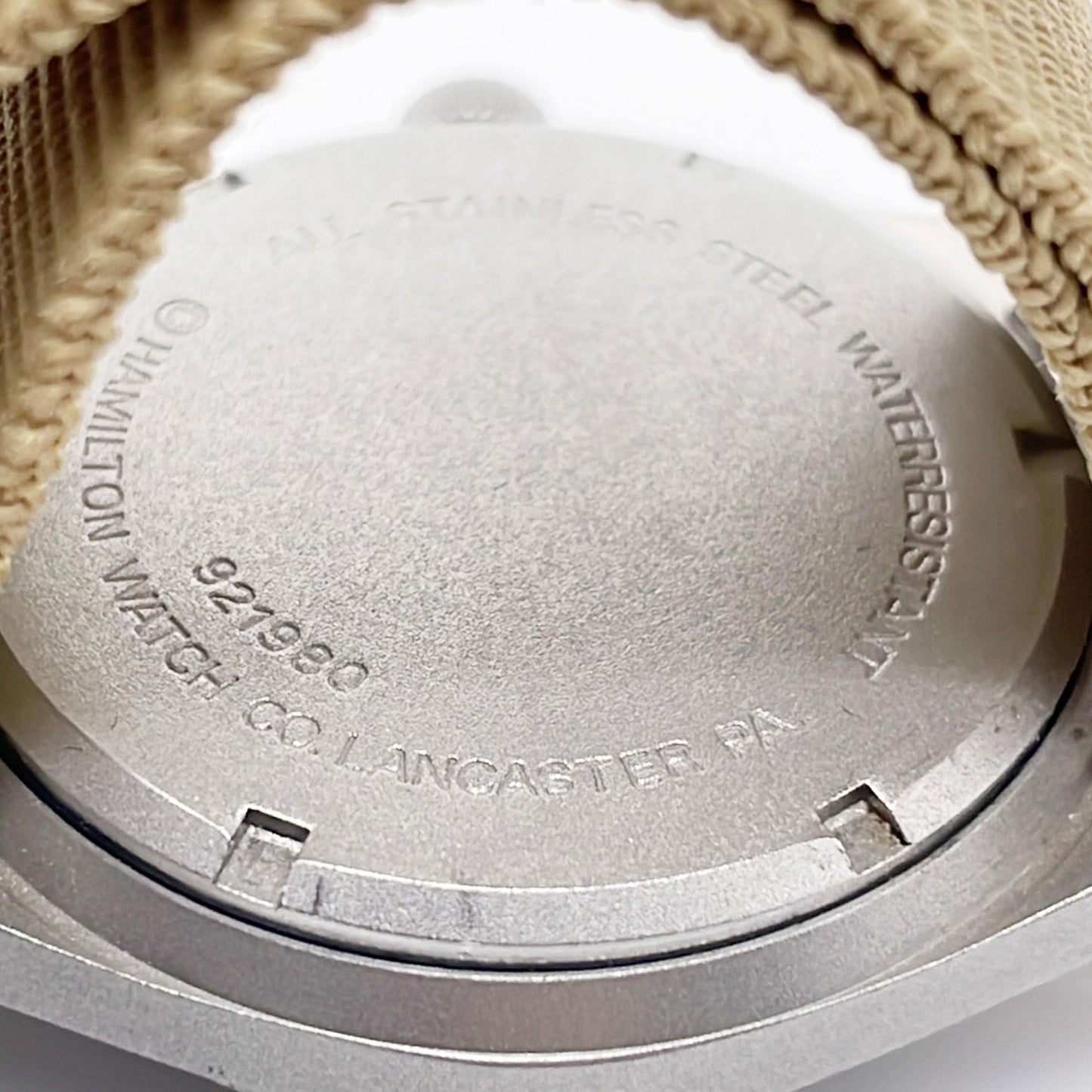 Preowned vintage Hamilton Khaki Field 921980 34MM Circa 1980s | Crown Vintage Watches