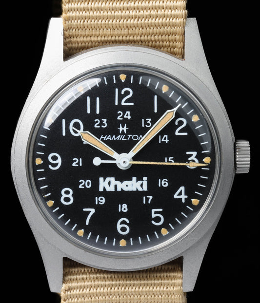 Preowned vintage Hamilton Khaki Field 921980 34MM Circa 1980s | Crown Vintage Watches