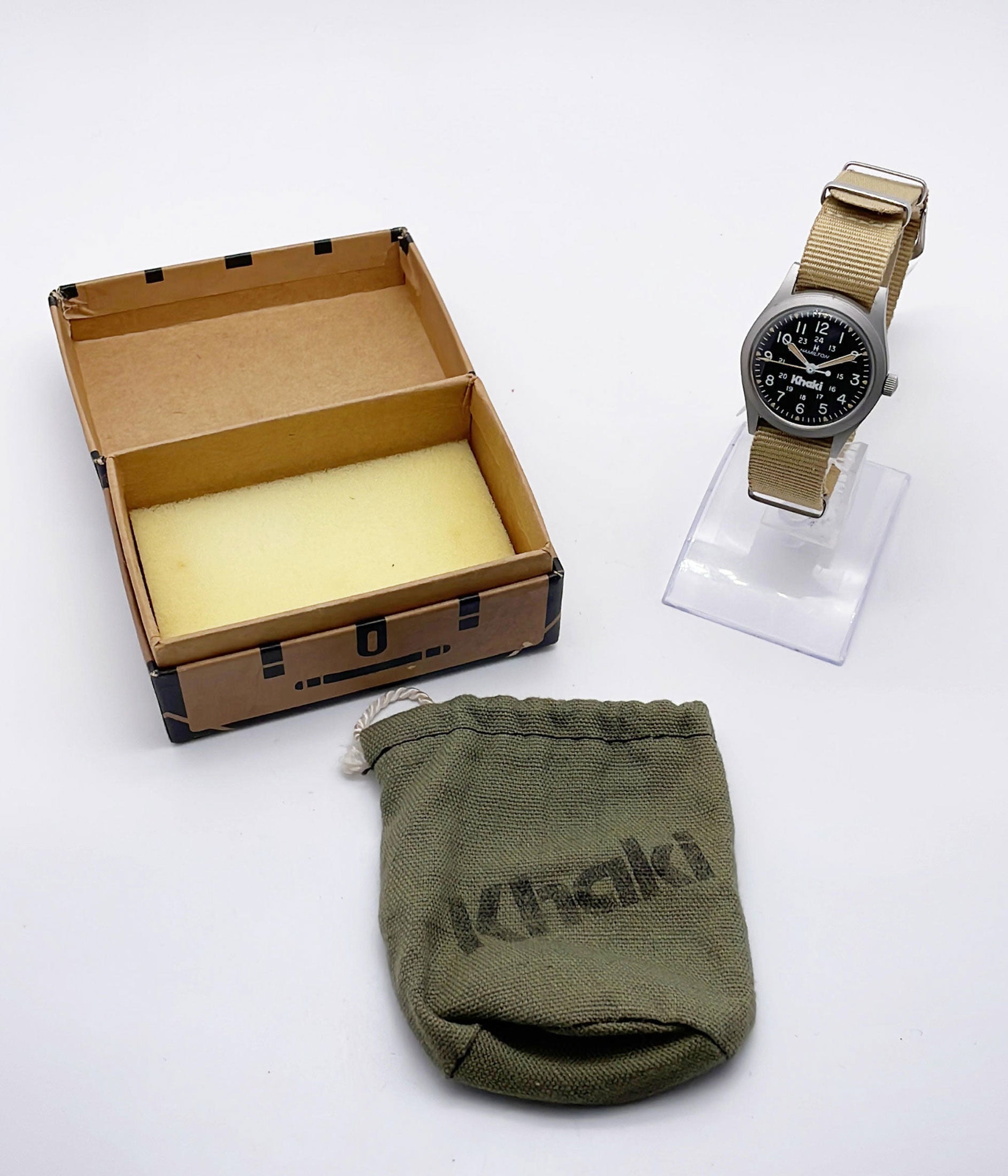 Preowned vintage Hamilton Khaki Field 921980 34MM Circa 1980s | Crown Vintage Watches